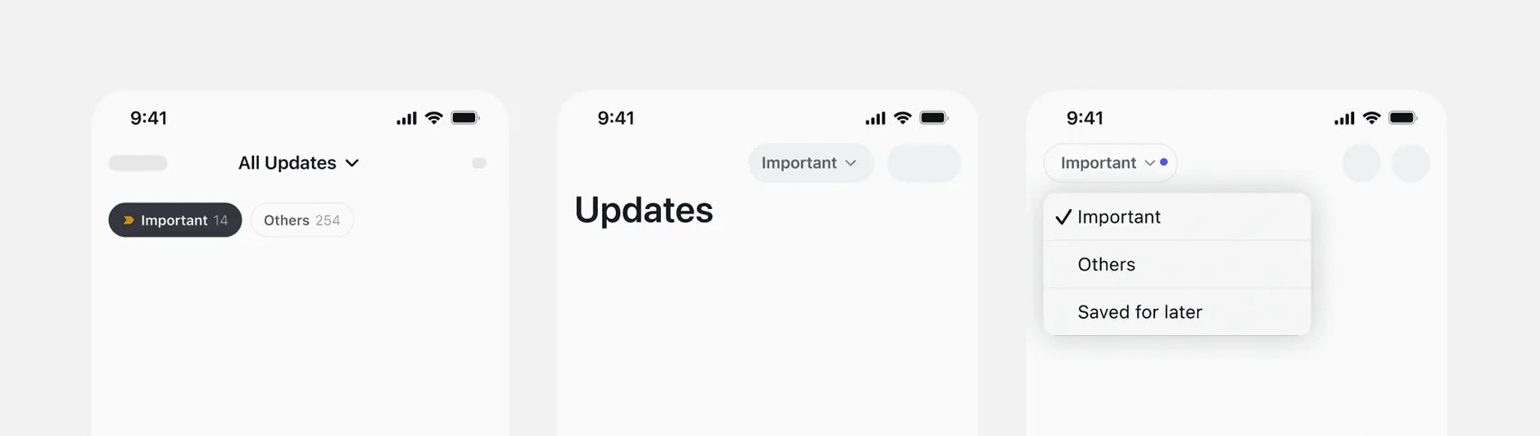 Defining a great filtering experience