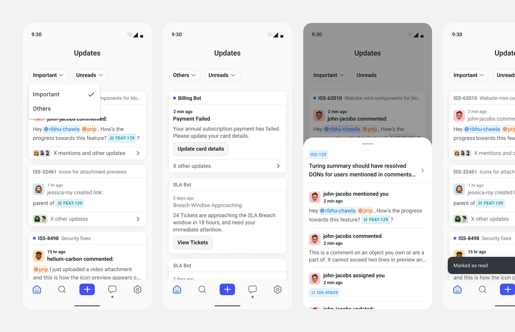 Android flows