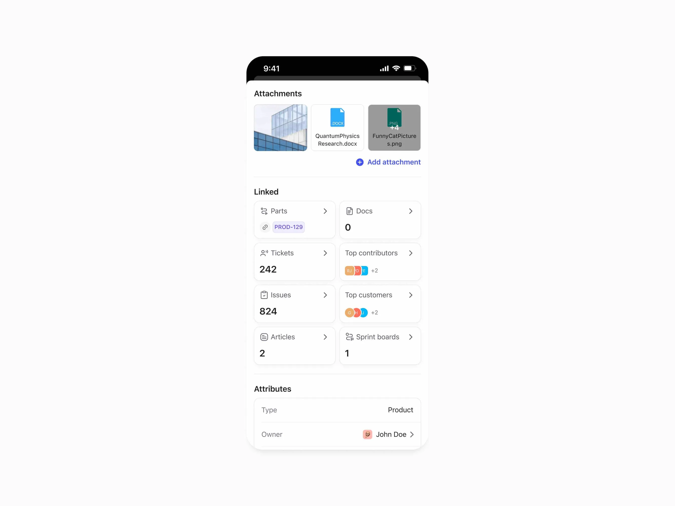 DevRev Mobile – Part details