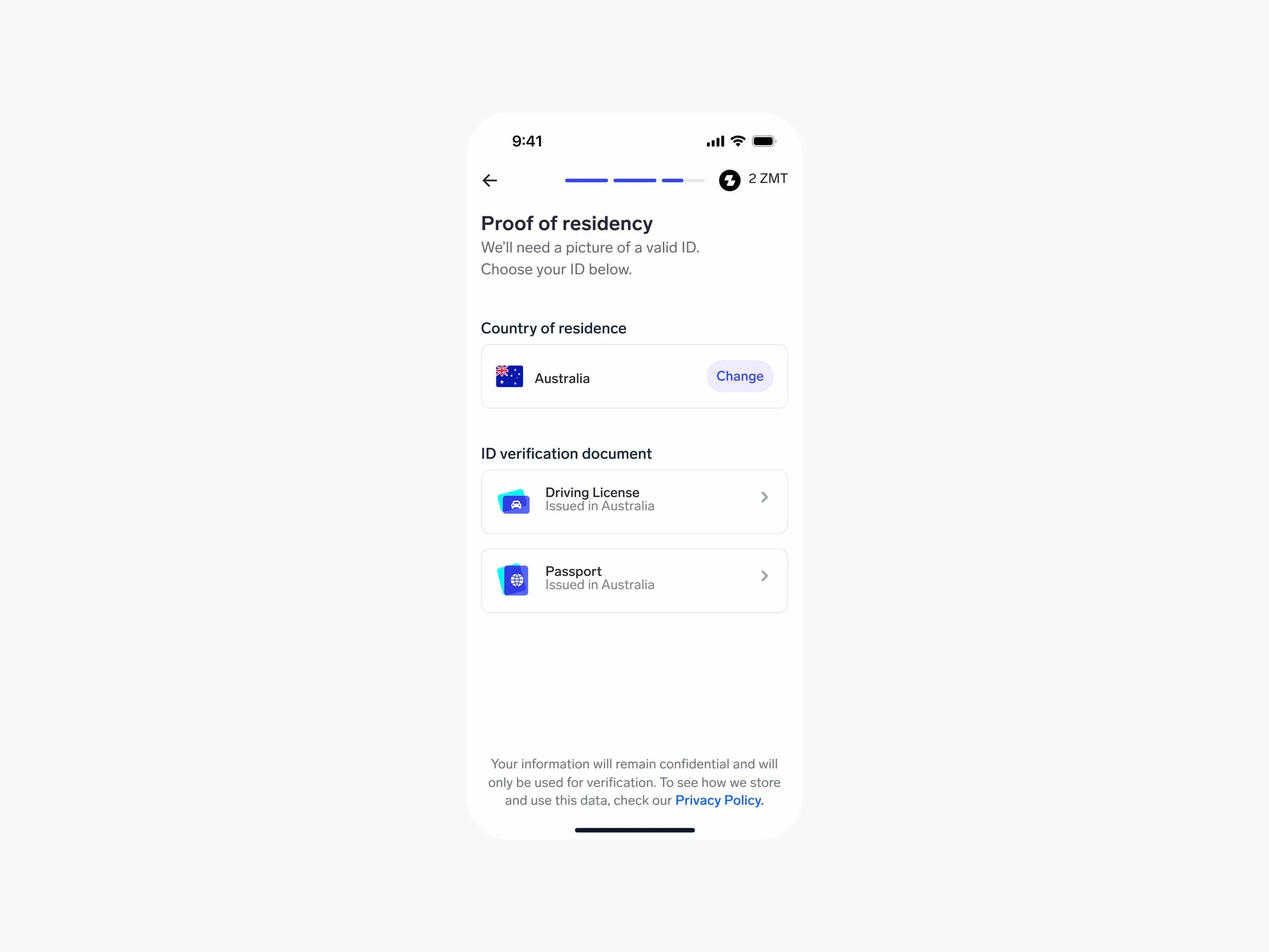 Zipmex — Identity Verification